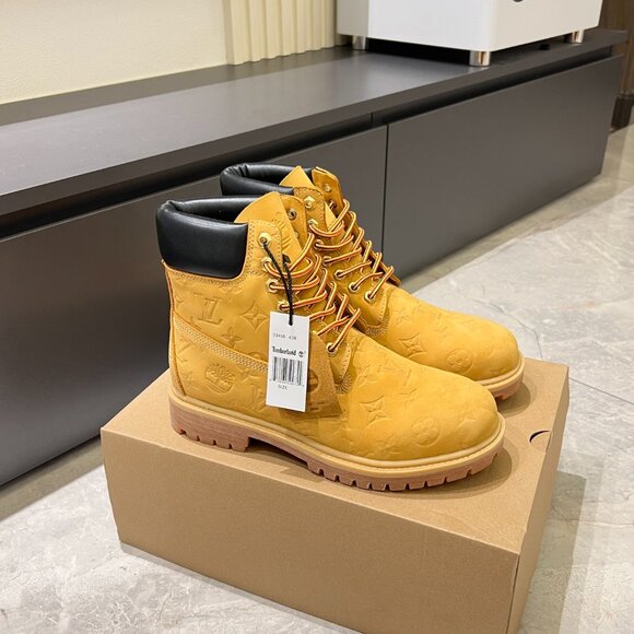 Timberland Louis Vuitton Wheat Monogram Boots - Picture 3 of 10